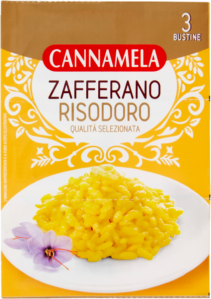 CANNAMELA SPICES RISODORO SAFFRON 0.1 GR X3 (50 in a box)