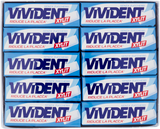VIVIDENT CHEWING GUM XYLIT SPEARMIT SUGAR FREE STICK 58 GR (40 in a box)