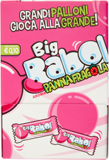BIG BABOL CHEWING GUM STRAWBERRY CREAM X200 (1 in a box)