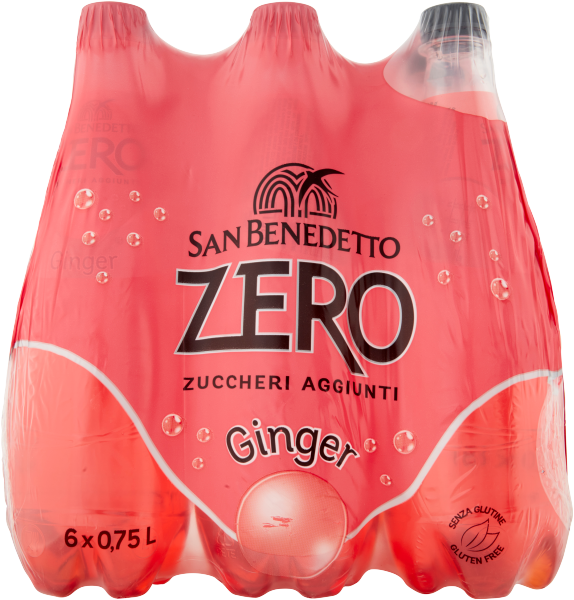 SAN BENEDETTO ZERO GINGER PET 750 ML (6 in a box)