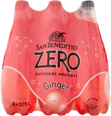 SAN BENEDETTO ZERO GINGER PET 750 ML (6 in a box)