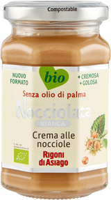 RIGONI SPREAD CREAM NOCCIOLATA WHITE 250 GR (6 in a box)