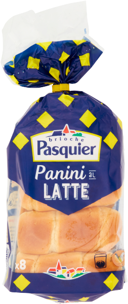 PASQUIER BREAD PANINI AL LATTE X8 210 GR (12 in a box)