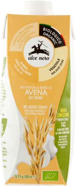 ALCENERO DRINK OAT MILK BRICK 500 GR (12 in a box)