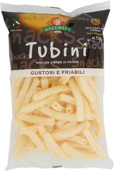 GECCHELE CRISPS TUBINI 100 GR (12 in a box)