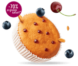 MISURA PRIVOLAT TORTINI CHERRY AND BLUEBERRY X6 290 GR (10 in a box)