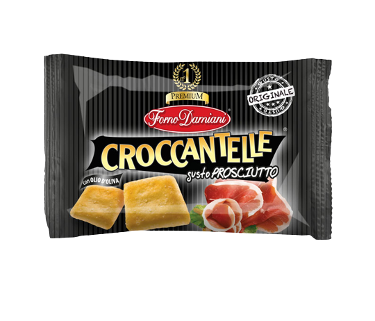 DAMIANI SNACK CROCCANTELLE HAM MULTIPACK X6 210 GR (8 in a box)