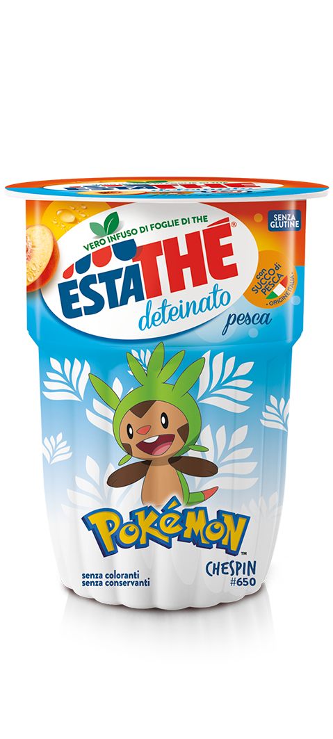 ESTATHE' TEA DETEINATED PEACH CUP 200 ML X3 (24 IN A BOX)