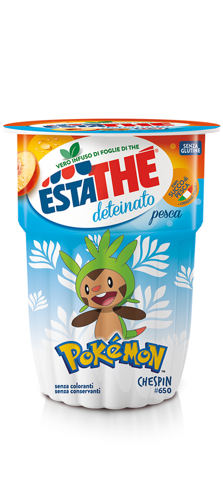 ESTATHE' TEA DETEINATED PEACH CUP 200 ML X3 (24 IN A BOX)