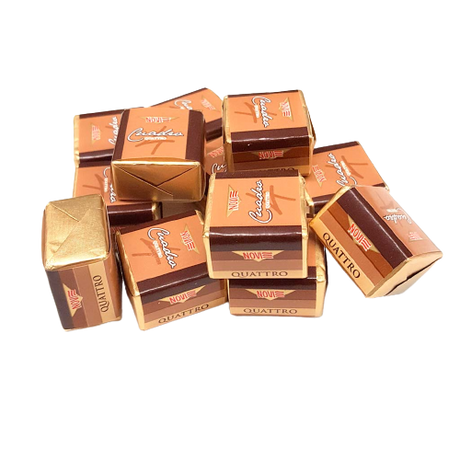 NOVI CREMINO PRALINES CUADRO QUATTRO 150 GR (10 in a box)