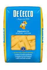 DE CECCO PASTA DI SEMOLA RIGATONI N.24 500 GR (24 in a box)