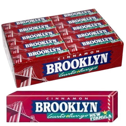 BROOKLYN CHEWING GUM CINNAMON STICK 27 GR (20 in a box)