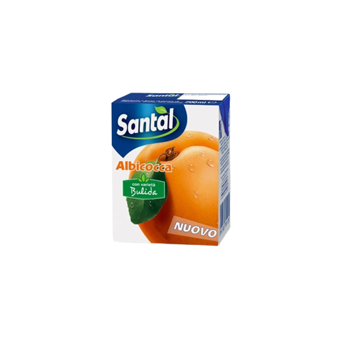 SANTAL NETTARE FRUIT JUICE MINI APRICOT BRICK 200 ML X3 (8 IN A BOX)