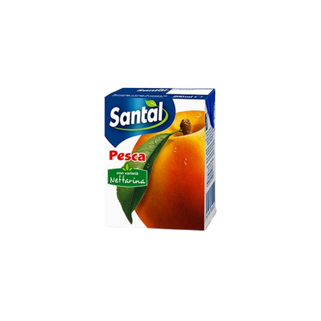 SANTAL NETTARE FRUIT JUICE MINI PEACH BRICK 200 ML X3 (8 IN A BOX)