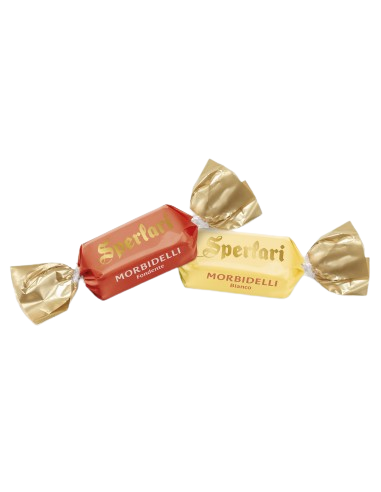 SPERLARI PRALINES TORRONCINI MORBIDELLI SOFT COVERED CHOCOLATE 117 GR (45 in a box)