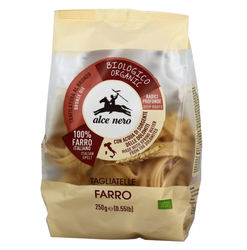 ALCENERO PASTA DI FARRO BARLEY TAGLIATELLE 250 GR ( 12 in a box)