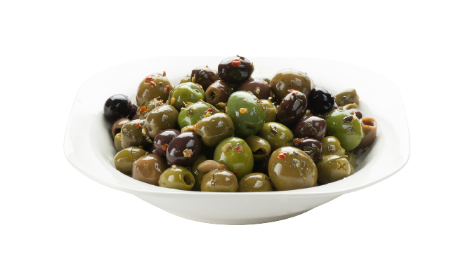 MICCIO OLIVES PITTED MIX DUETTO ITALIANO IN OIL 3 KG (1 in a box)
