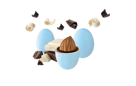 MAXTRIS CONFETTI TRIOCIOCK SKY BLUE TRAY 500 GR (8 in a box)