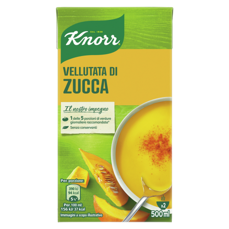 KNORR SOUP VELLUTATA OF PUMPKIN BRICK 500 ML (12 in a box)