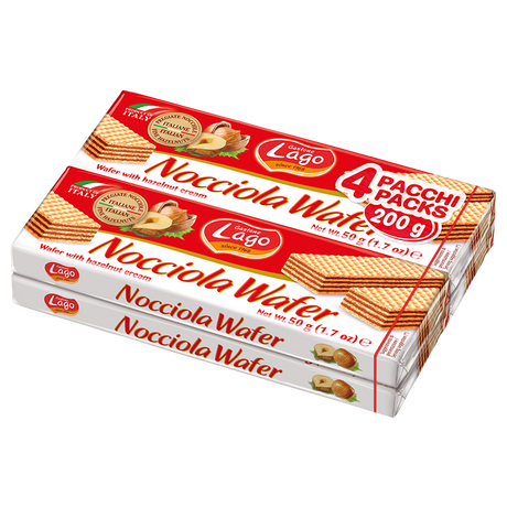 ELLEDI MULTIPACK WAFER HAZELNUT X4 200 GR (32 in a box)