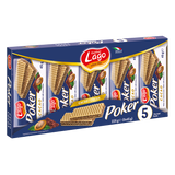 ELLEDI POKER WAFER COCOA X5 225 GR (16 in a box)