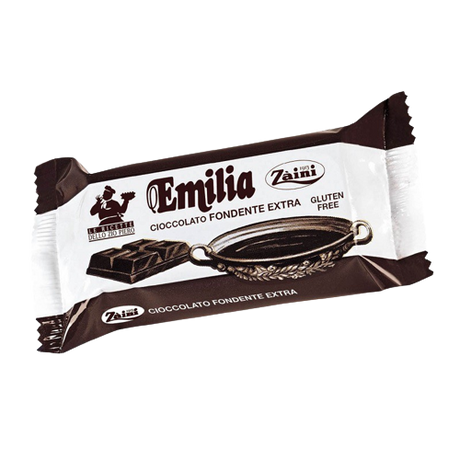 ZAINI EMILIA DARK CHOCOLATE EXTRA 50% COCOA 400 GR (15 in a box)