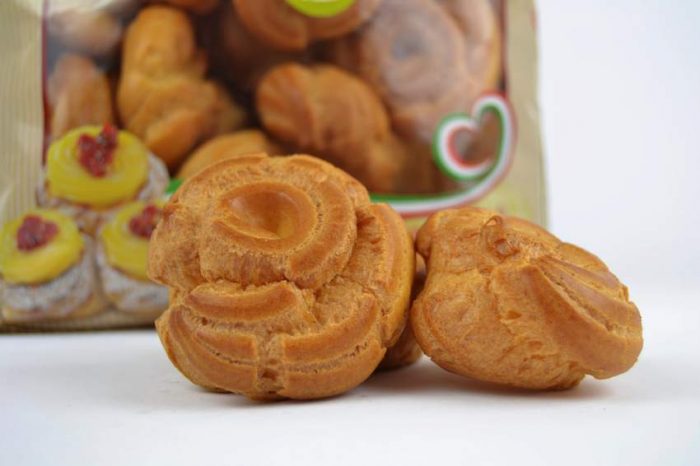 BISCOTTIFICIO MASCOLO DESSERT ZEPPOLINE 150 GR (12 IN A BOX)